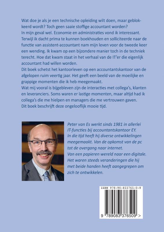 Achterkant van Balanceren tussen bits en boekhouding