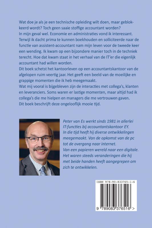 Achterkant van Balanceren tussen bits en boekhouding