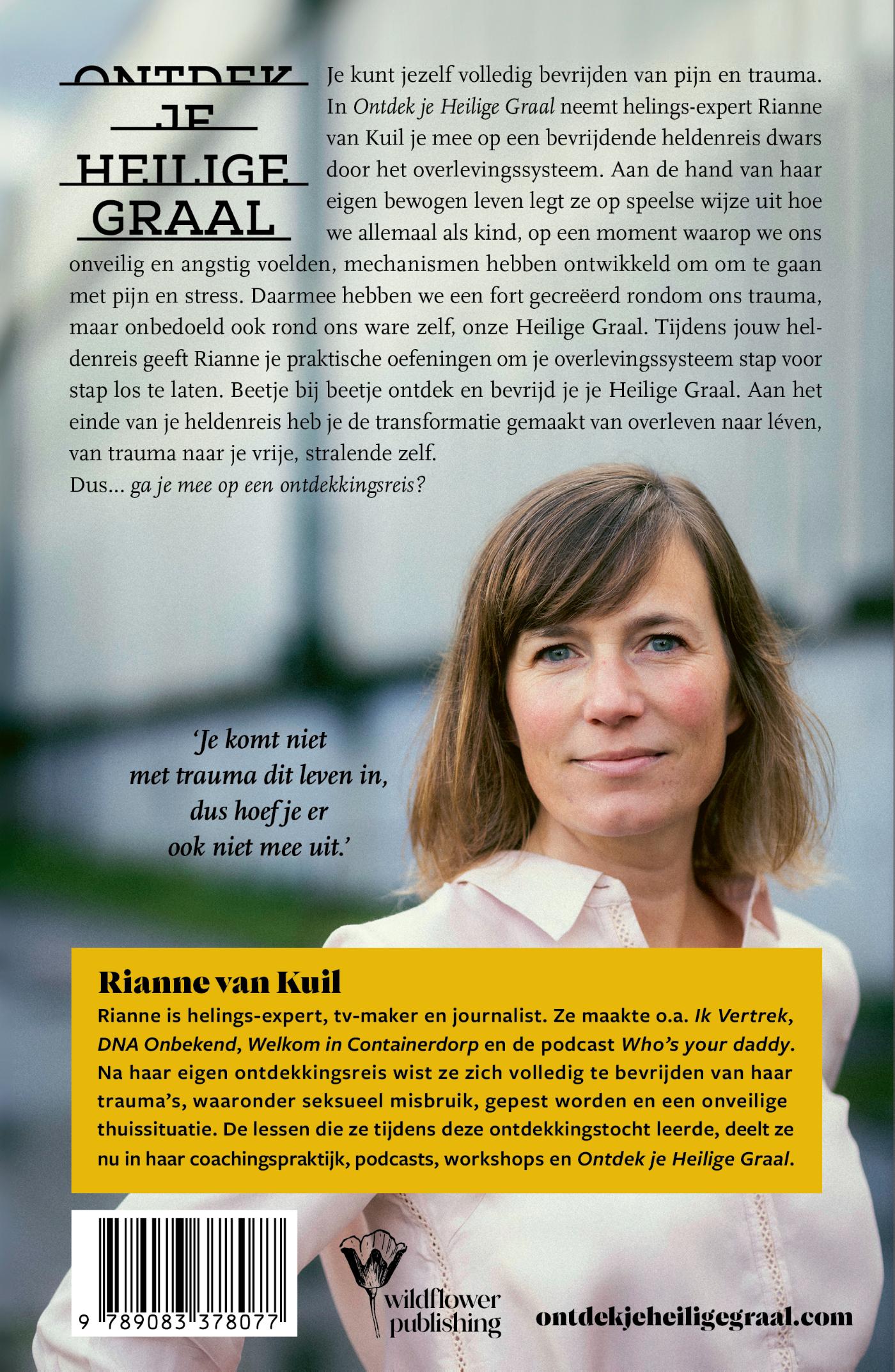 Achterkant van Ontdek je Heilige Graal