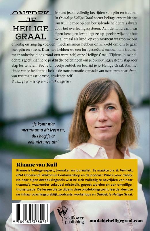 Achterkant van Ontdek je Heilige Graal