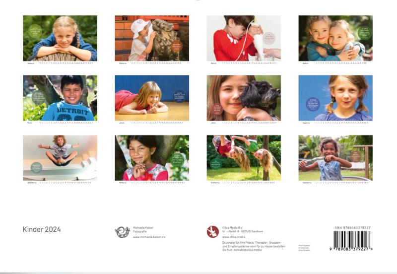 Achterkant van Kinderkraft Kalender 2024