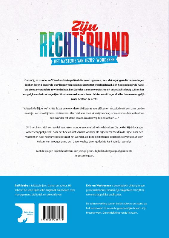Achterkant van Zijn rechterhand