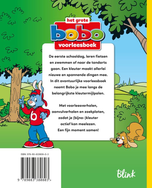 Achterkant van Het grote Bobo voorleesboek