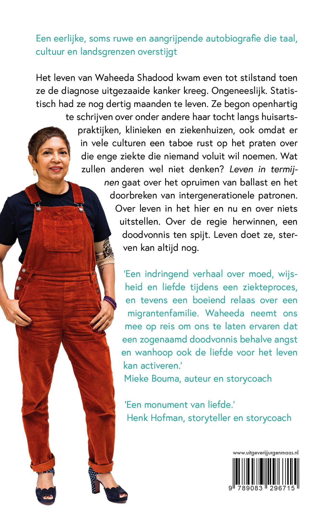 Achterkant van Leven in termijnen