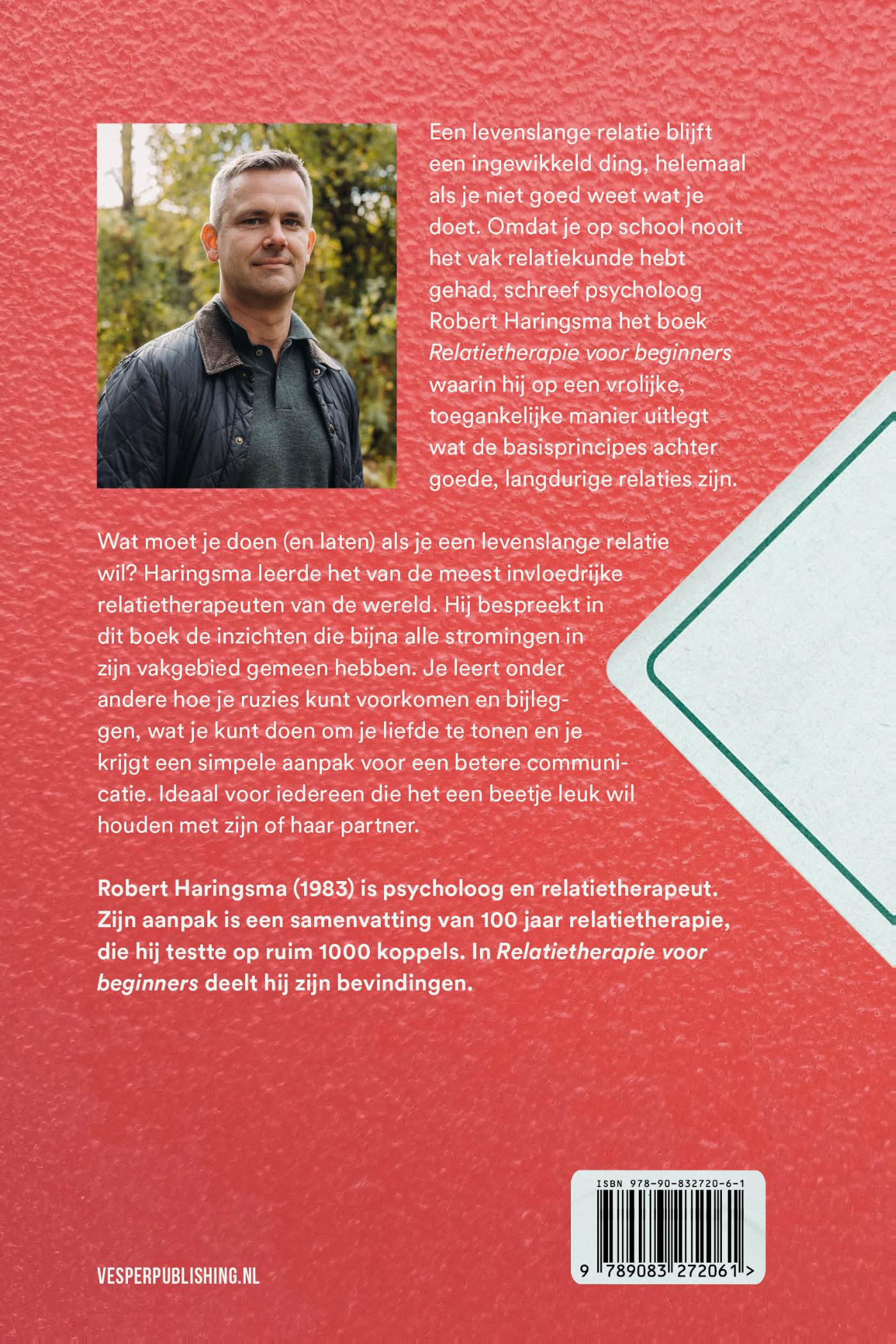 Achterkant van Relatietherapie voor beginners
