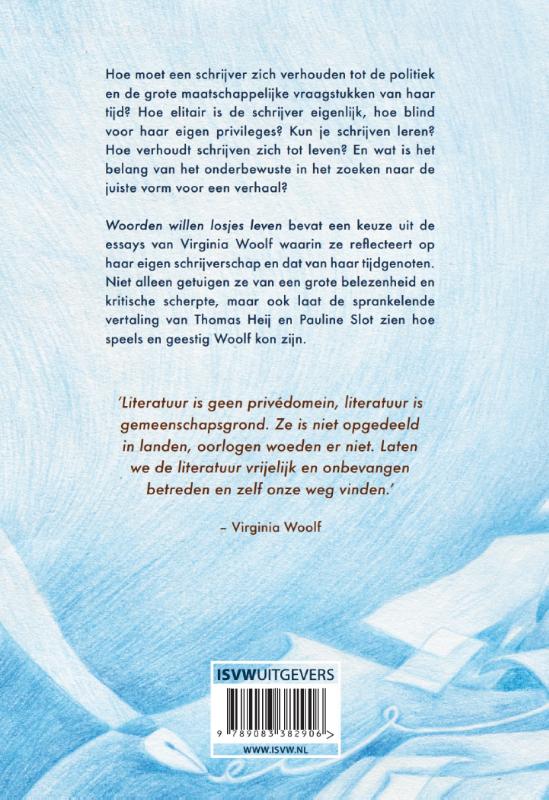 Achterkant van Woorden willen losjes leven