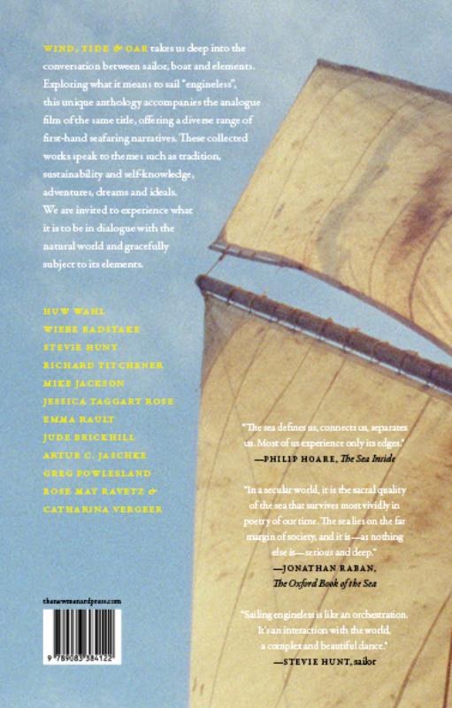 Achterkant van Wind, Tide and Oar