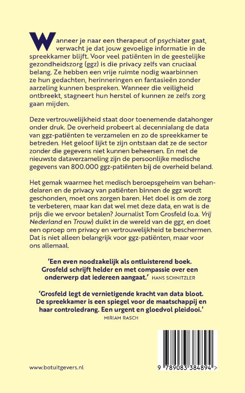 Achterkant van De spreekkamer is lek