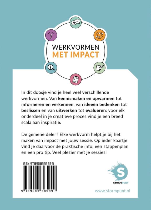 Achterkant van Werkvormen met Impact