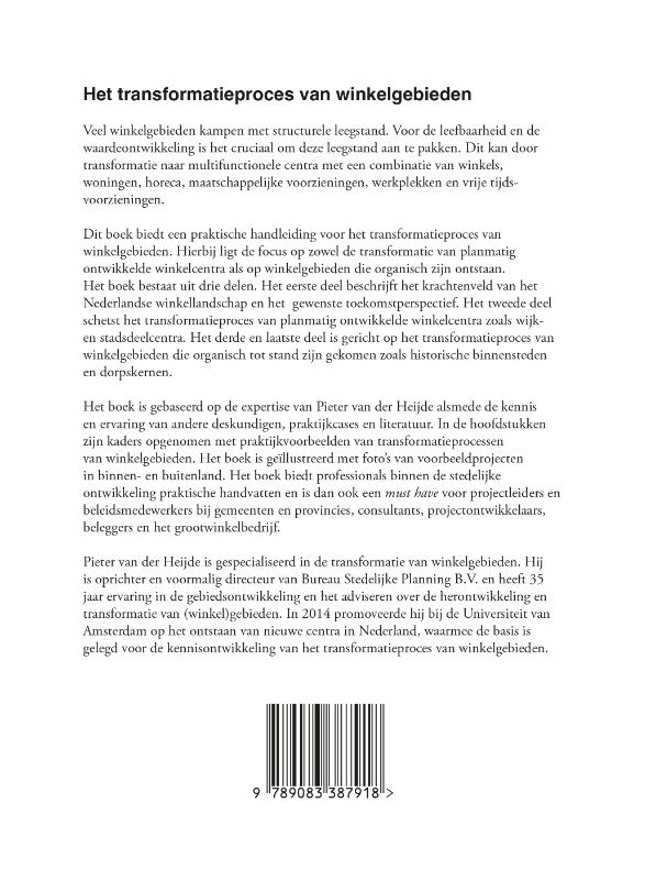 Achterkant van Het transformatieproces van winkelgebieden