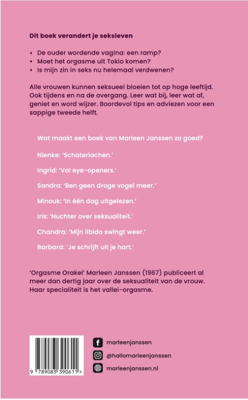 Achterkant van Is er nog seks na de overgang?
