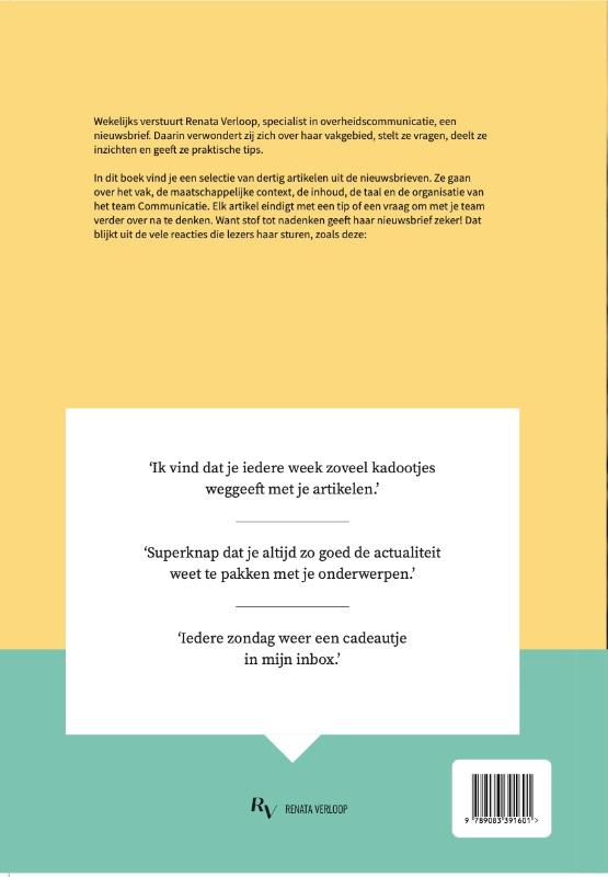 Achterkant van 30x doordenken over overheidscommunicatie