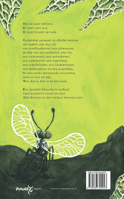 Achterkant van Ik zoek wat ik wil