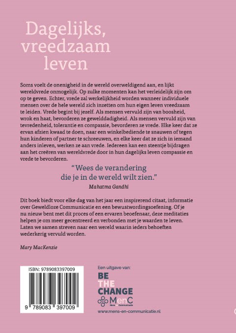 Achterkant van Dagelijks vreedzaam leven