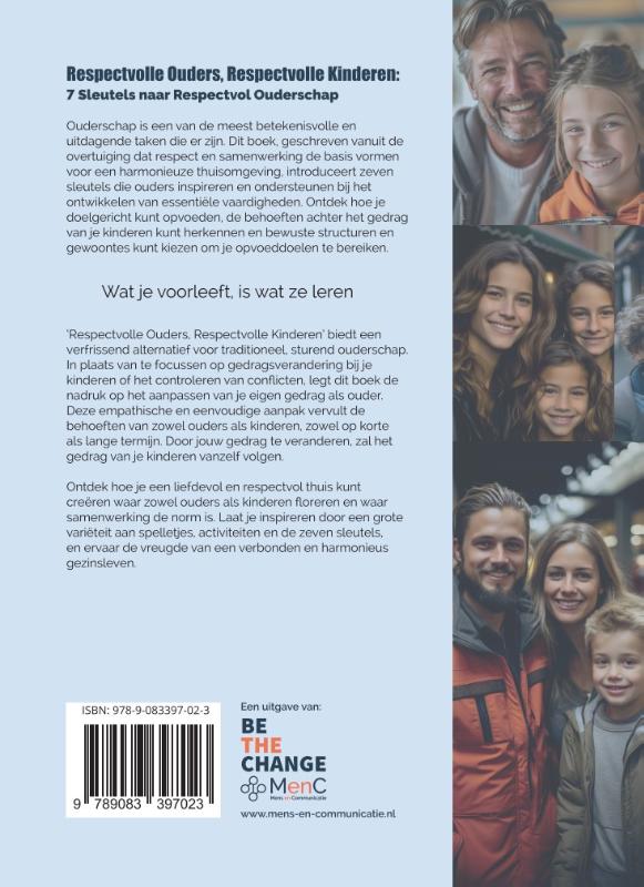 Achterkant van Respectvolle Ouders, Respectvolle Kinderen