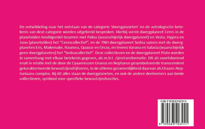 Achterkant van De Dwergplaneten en de Cyaanreuzen
