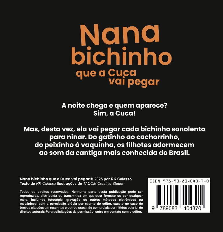 Achterkant van Nana Bichinho Que a Cuca Vai Pegar