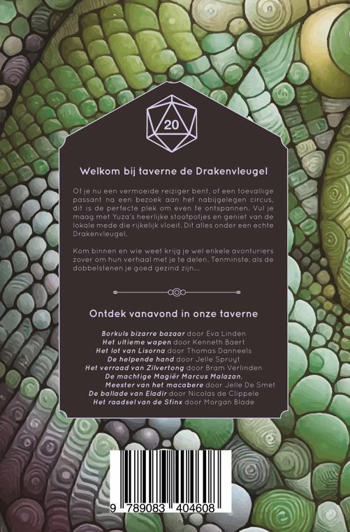 Achterkant van Verhalen uit de Drakenvleugel