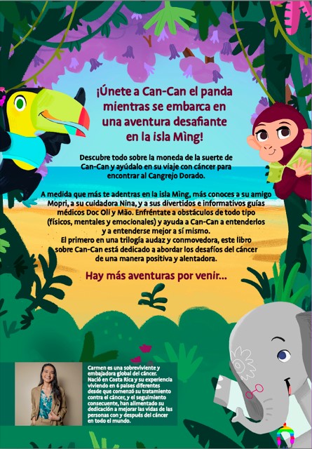 Achterkant van Can-Can y la aventura en la isla Mìng