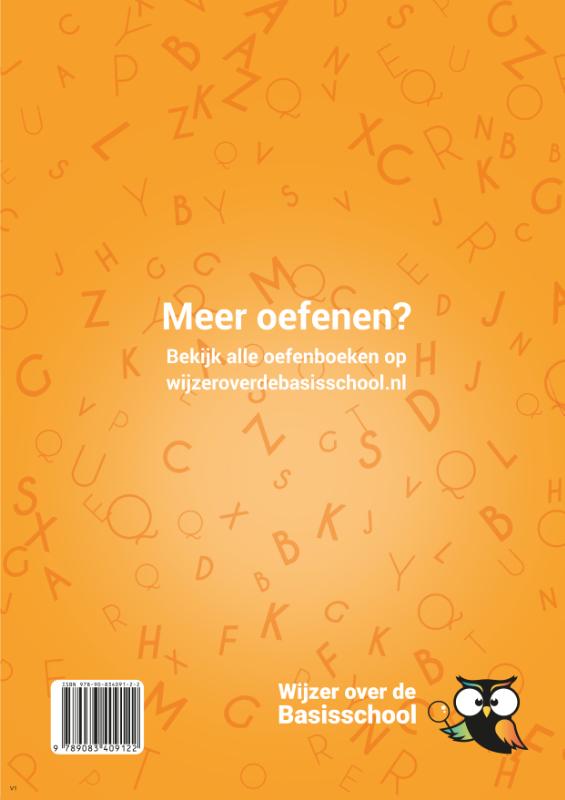 Achterkant van 1e helft schooljaar
