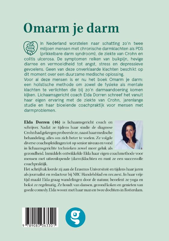 Achterkant van Omarm je darm werkboek