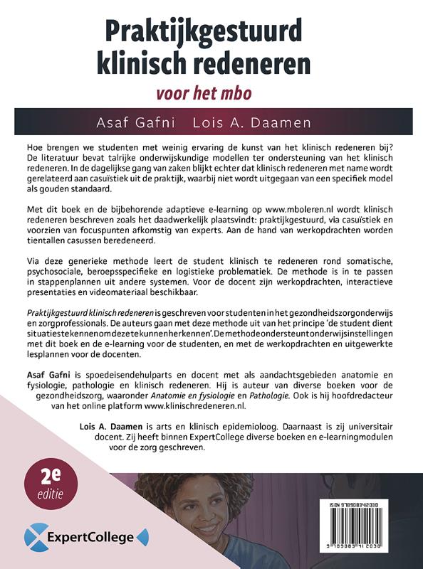 Achterkant van Praktijkgestuurd klinisch redeneren