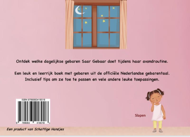 Achterkant van Saar Gebaar in de avond