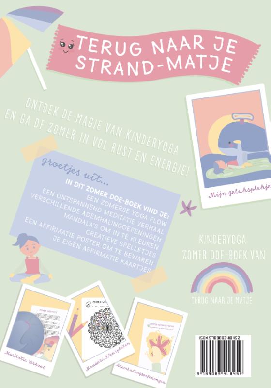 Achterkant van Terug naar je strandmatje