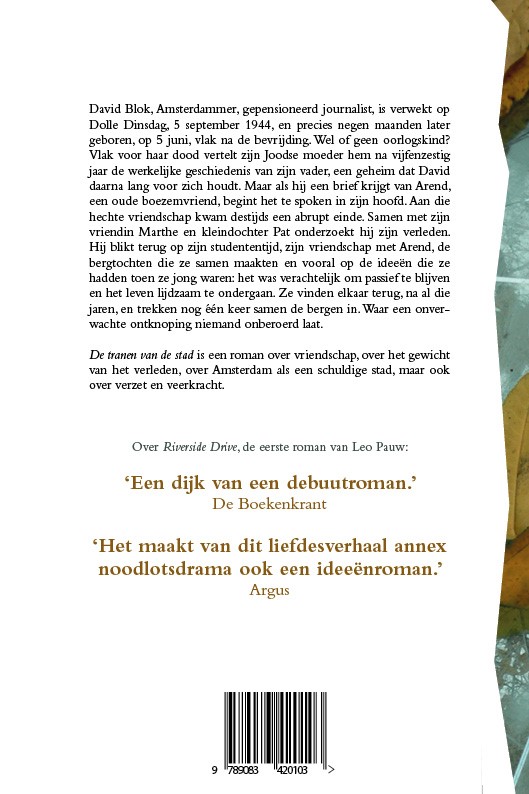 Achterkant van De tranen van de stad