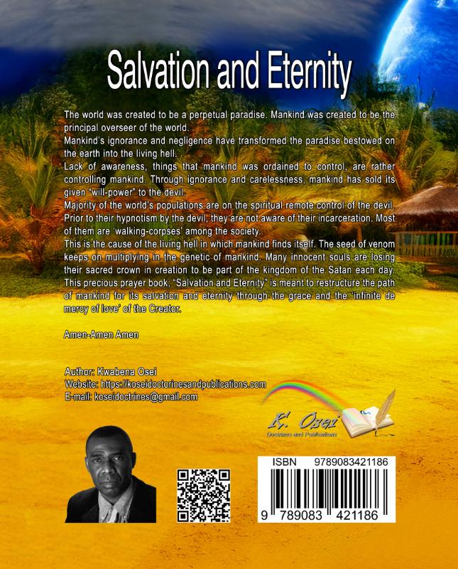 Achterkant van Salvation and Eternity