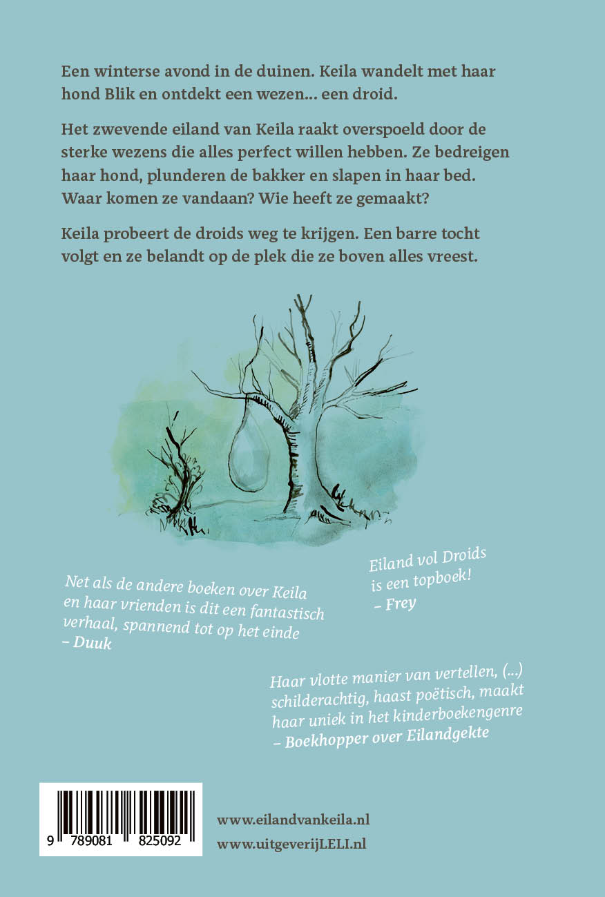 Achterkant van Eiland vol Droids