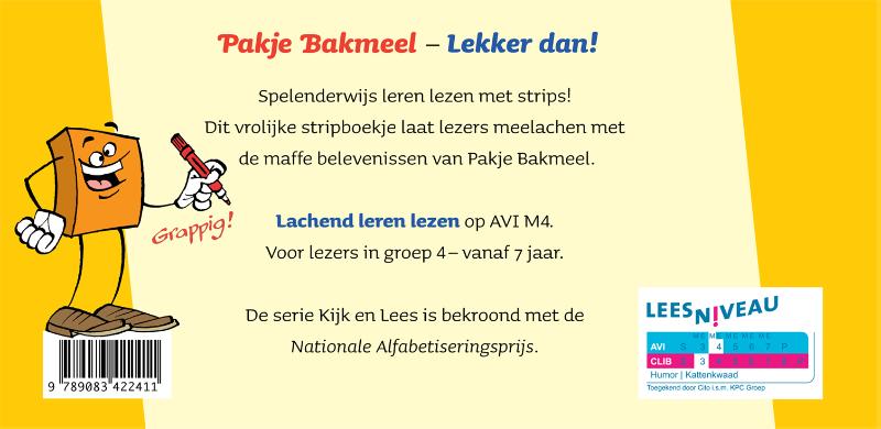 Achterkant van Pakje Bakmeel