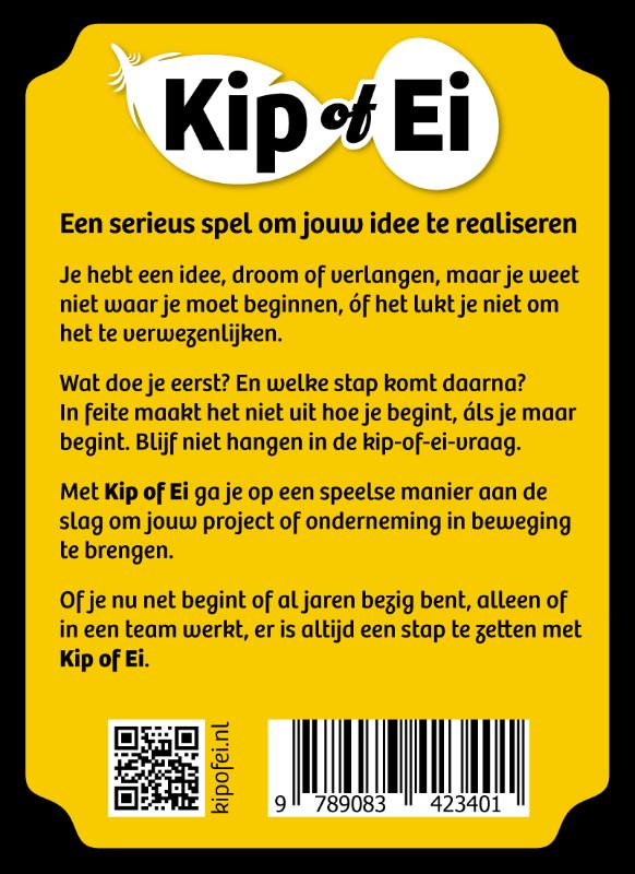 Achterkant van Kip of Ei