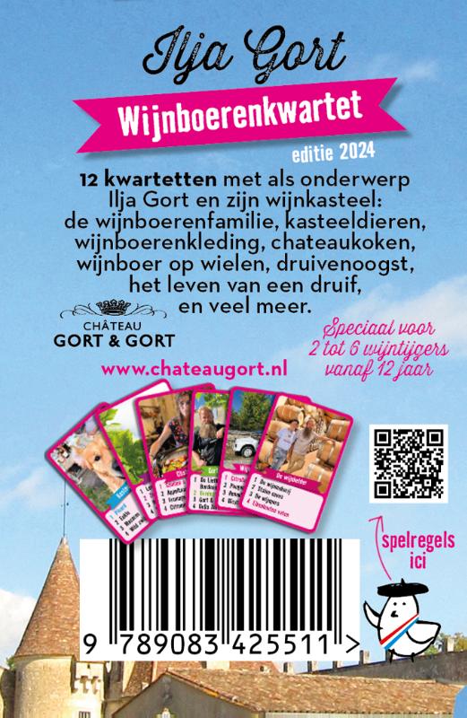 Achterkant van Wijnboerenkwartet