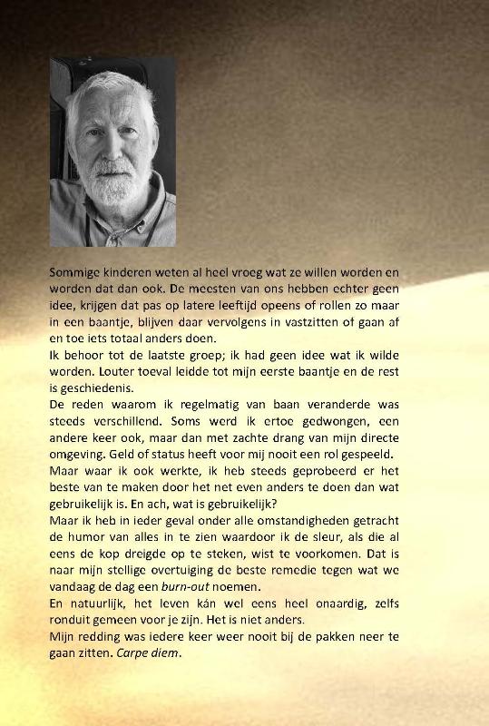 Achterkant van Against the wind .....
