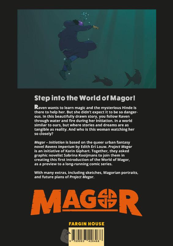 Achterkant van Magor