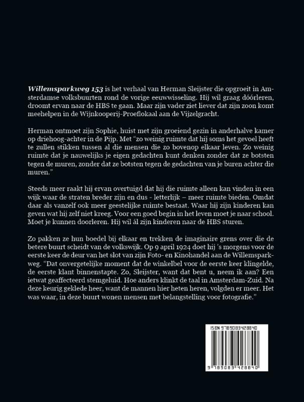 Achterkant van Willemsparkweg 153