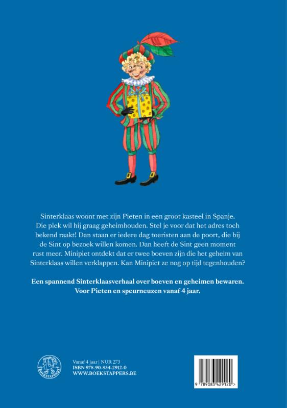 Achterkant van Het geheim van Minipiet