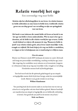 Achterkant van Relatie voorbij het ego