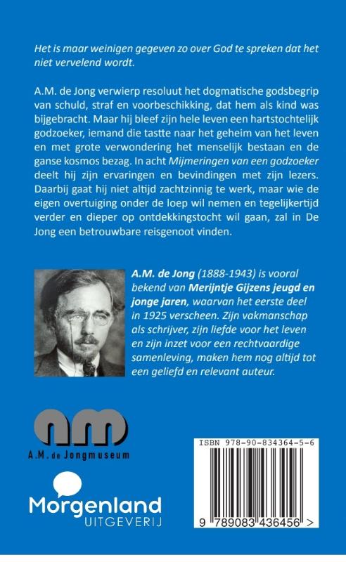 Achterkant van Mijmeringen van een godzoeker