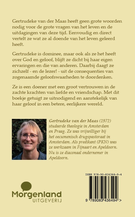 Achterkant van Al doende