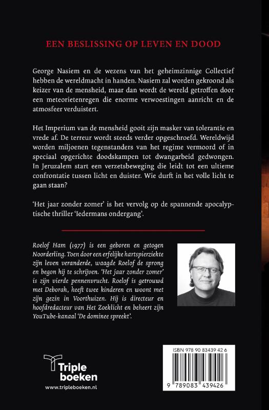 Achterkant van Het jaar zonder zomer