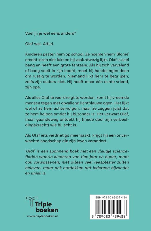 Achterkant van Olaf
