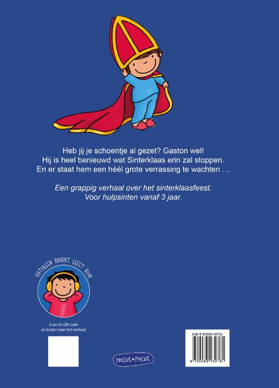 Achterkant van Later word ik Sinterklaas