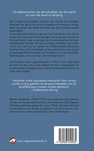 Achterkant van Een handvol leven