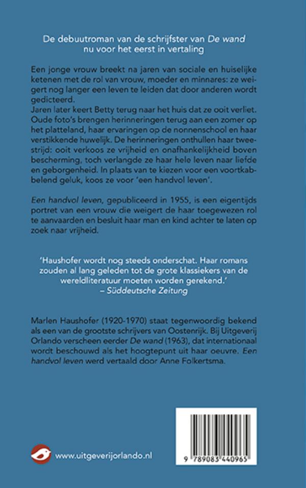 Achterkant van Een handvol leven