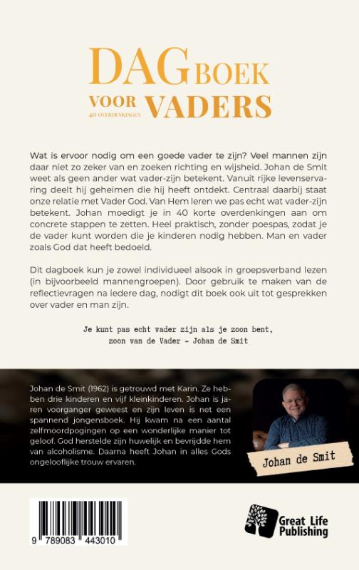 Achterkant van Dagboek voor vaders - Deluxe