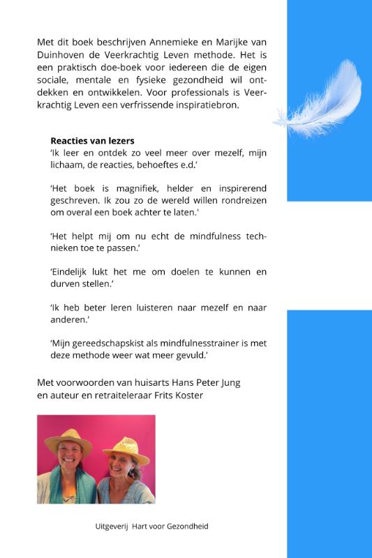 Achterkant van Veerkrachtig Leven