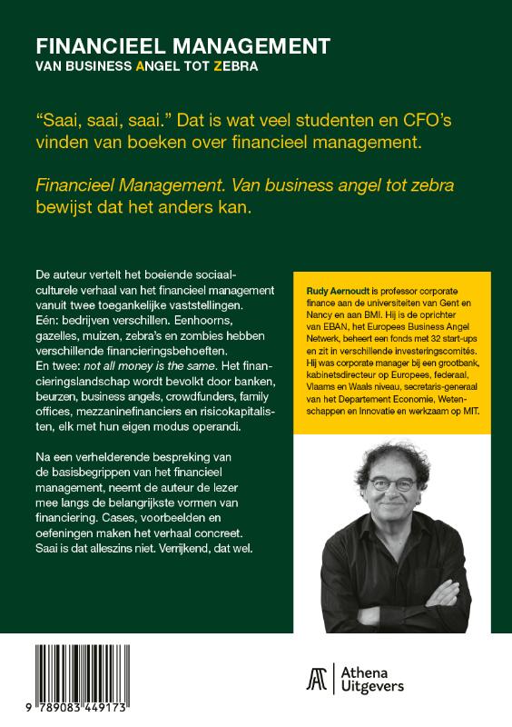 Achterkant van Financieel management