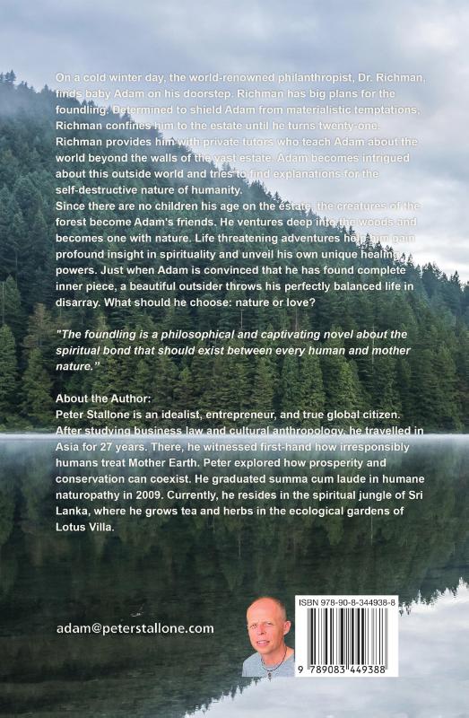 Achterkant van Nature's Foundling